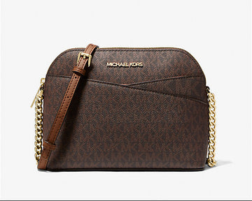 Sac bandoulière Michael Kors Jet Set Travel de taille moyenne avec logo signature et blocs de couleurs