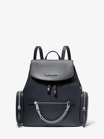 Michael Kors Jet Set Medium Pebbled Leather Backpack