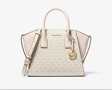 Sacoche en cuir et logo Michael Kors Avril