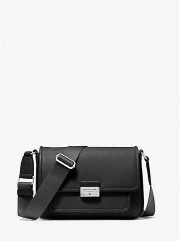 Sac messager en cuir Michael Kors Bradshaw de taille moyenne