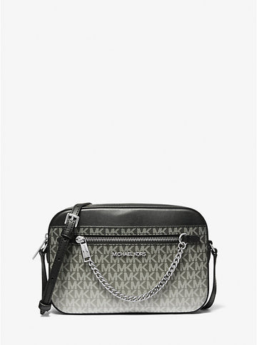 Sac bandoulière Jet Set grand format avec logo signature ombré de Michael Kors