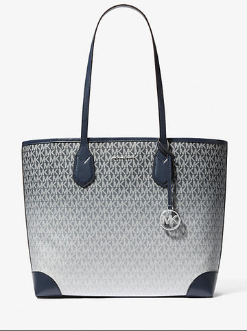 Grand sac fourre-tout Michael Kors Eva avec logo signature ombré