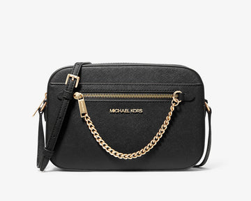 Michael Kors Jet Set Large Saffiano Leather Crossbody Bag