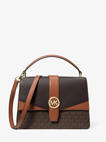 Sacoche Michael Kors Greenwich Medium Signature Logo