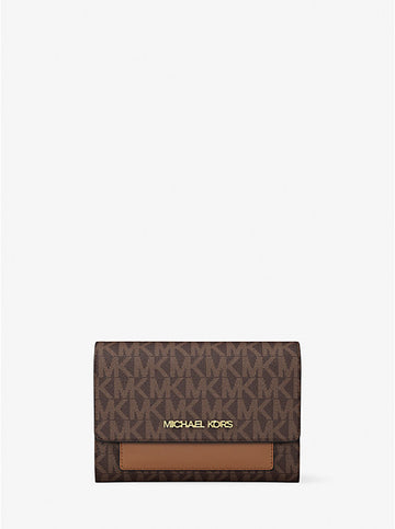 Michael Kors Jet Set Medium Signature Logo 2-in-1 Wallet