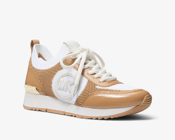 Michael Kors Jenkins Two-Tone Stretch Knit Trainer