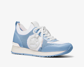 Michael Kors Jenkins Two-Tone Stretch Knit Trainer