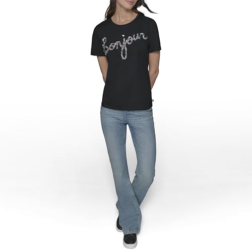 Karl Lagerfeld Paris Women's Soft Everyday Essential Casual T-Shirt