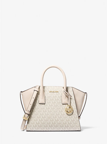 Sacoche en cuir et logo Michael Kors Avril
