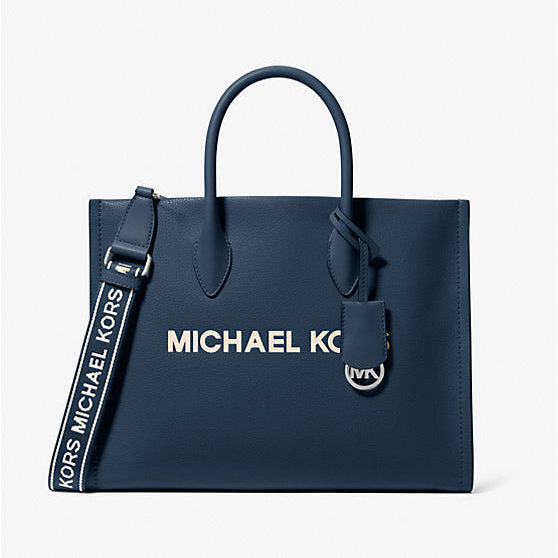 Michael Kors Mirella Medium Pebbled Leather Tote Bag