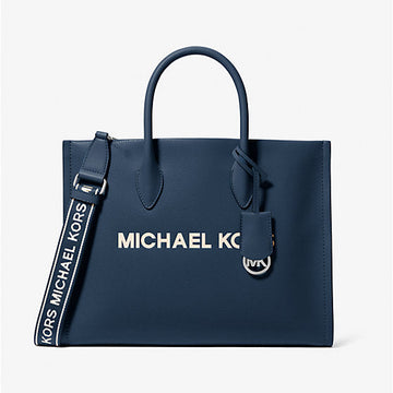 Michael Kors Mirella Medium Pebbled Leather Tote Bag