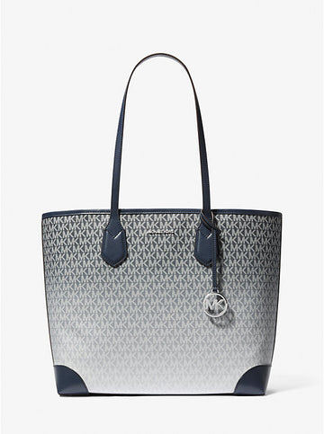 Grand sac fourre-tout Michael Kors Eva avec logo signature ombré
