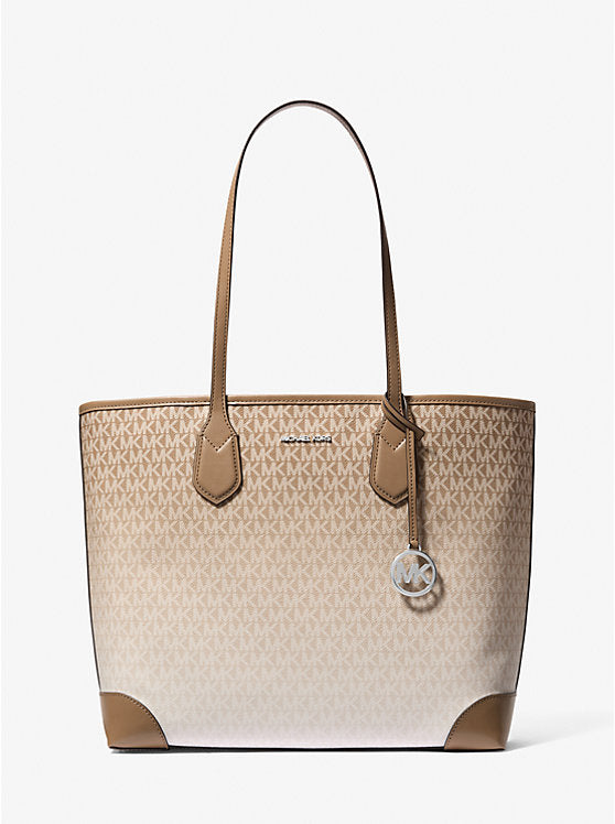 Grand sac fourre-tout Michael Kors Eva avec logo signature ombré