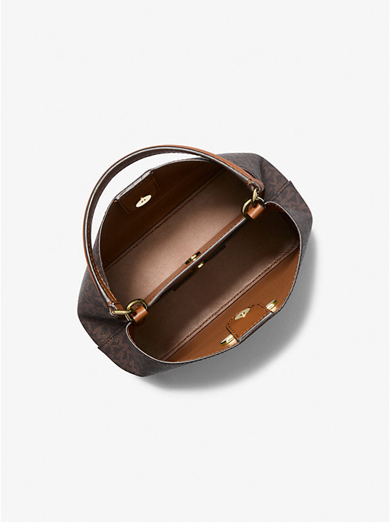 Petit sac à bandoulière Pratt Signature Logo de Michael Kors