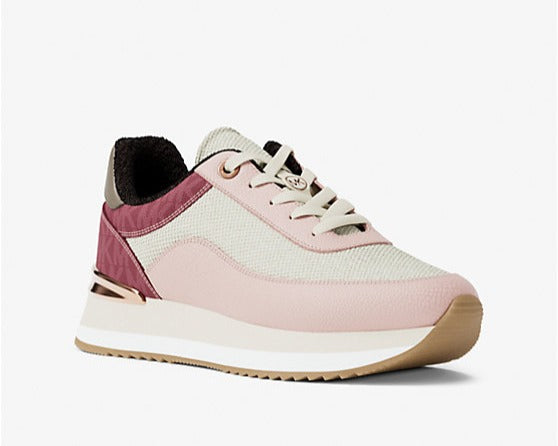 Michael Kors Hattie Mixed-Media Trainer