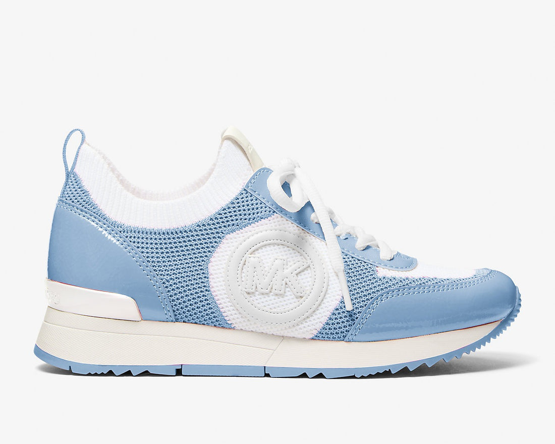 Michael Kors Jenkins Two-Tone Stretch Knit Trainer