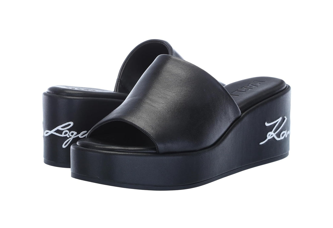 Karl Lagerfeld Paris Espadrille Wedge Sandal