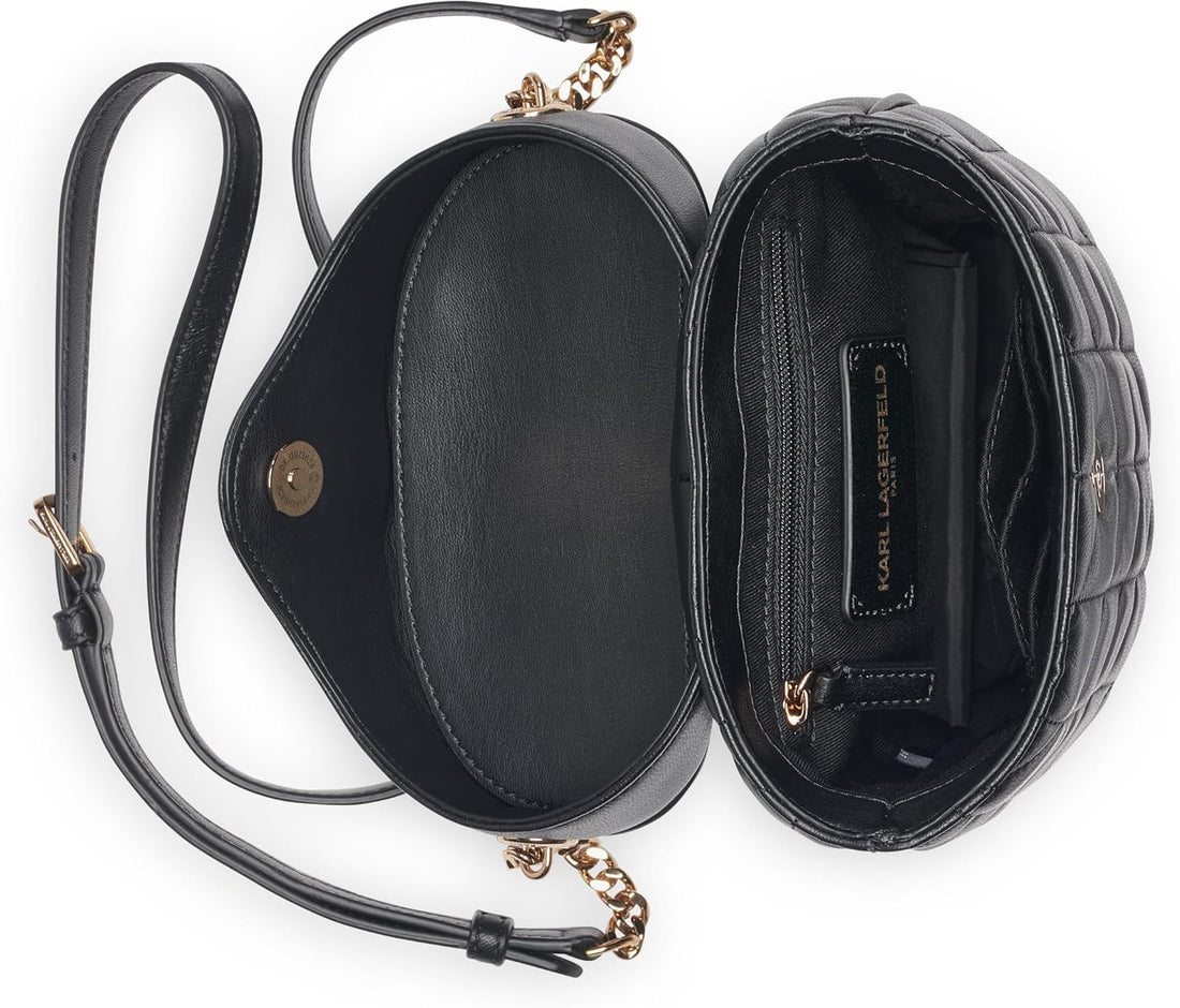 KARL LAGERFELD Laffayette Medium Leather Crossbody Bag