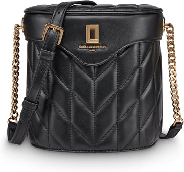 KARL LAGERFELD Laffayette Medium Leather Crossbody Bag