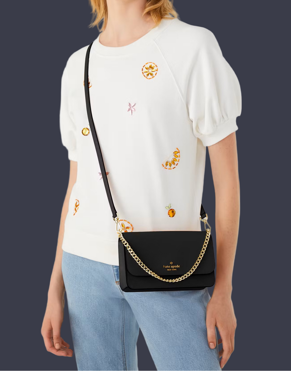 Kate spade Madison Willow Mini Crossbody Black