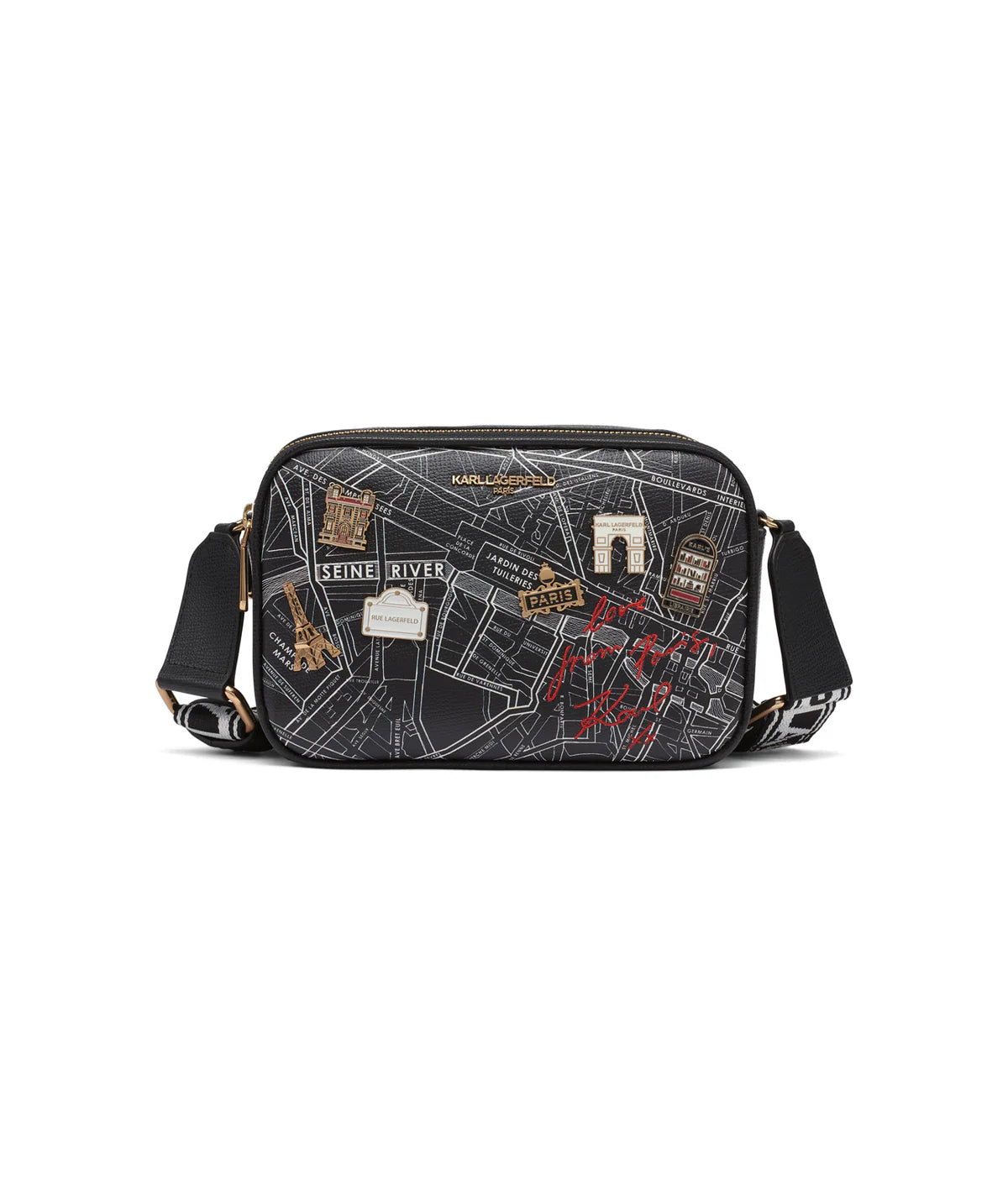 Karle Lagerfeld MAYBELLE TRAVEL PRINT CROSSBODY