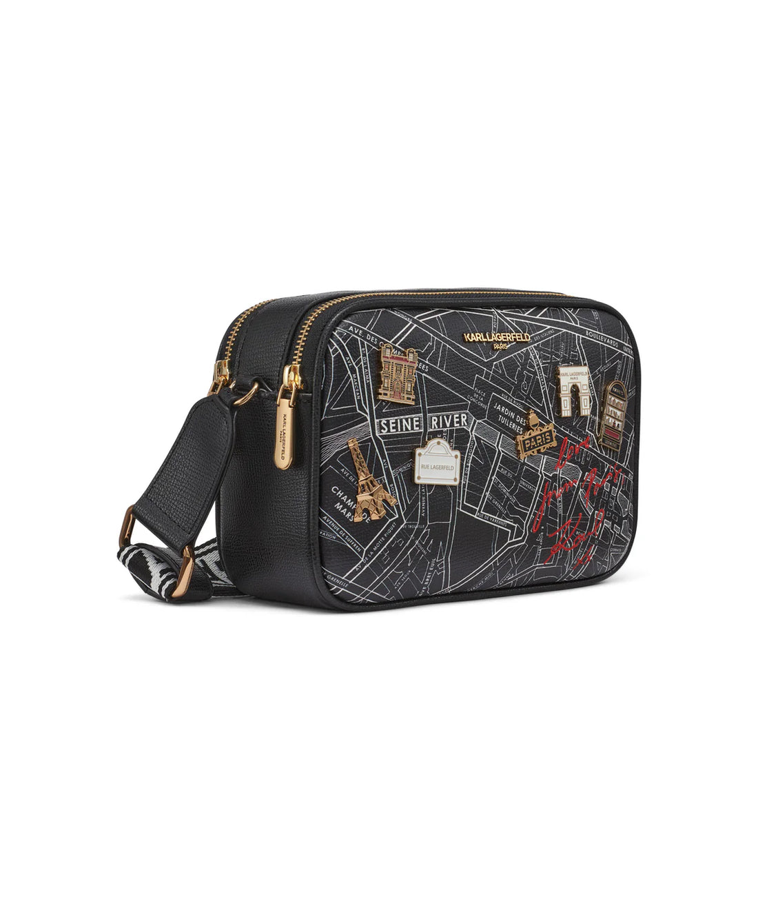 Karle Lagerfeld MAYBELLE TRAVEL PRINT CROSSBODY