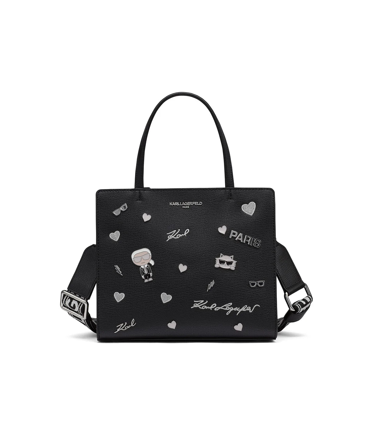 Karle Lagerfeld MAYBELLE SATCHEL WITH PINS