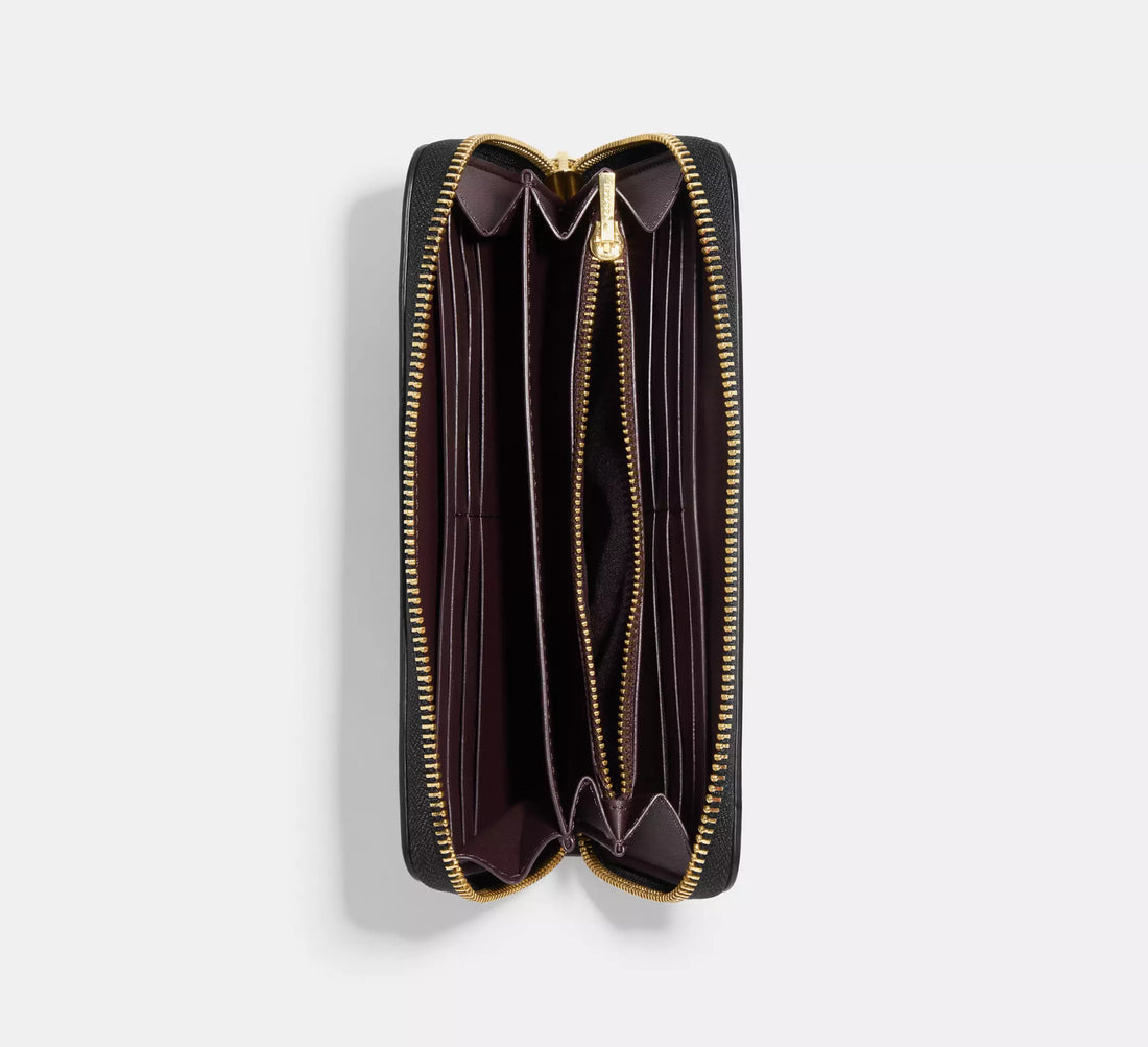 COACH Boxed Long Zip Around Wallet