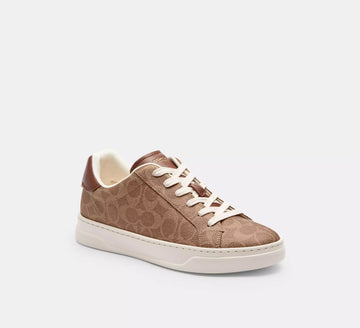 Coach High Line Sneaker In Signature Canvas