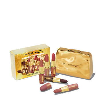 MAC Gold Standard Matte Lipstick Kit X5 limited edition